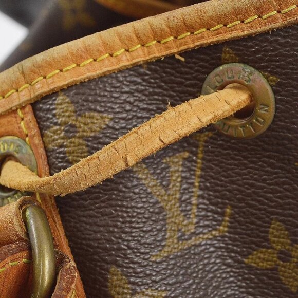 LOUIS VUITTON PETITE NOE DRAWSTRING SHOULDER BAG MONOGRAM M42226 AR8903 KK34764 - Picture 7 of 16